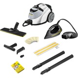 Kärcher SC 5 EasyFix Iron, Dampfreiniger weiß/schwarz, 2.250 Watt, inkl. Dampfdruck-Bügeleisen