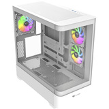 Thermaltake View 290 Snow White, Tower-Gehäuse weiß, Tempered Glass x 2