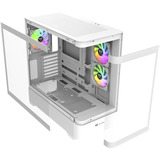 Thermaltake View 290 Snow White, Tower-Gehäuse weiß, Tempered Glass x 2