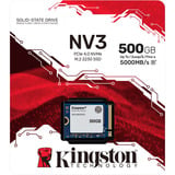 Kingston NV3 500 GB, SSD PCIe 4.0 x4, NVMe, M.2 2230