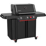 Weber Gasgrill Genesis E-330WR, Stealth-Edition schwarz/rot, 19 kW, mit Sear Zone und Drehspieß, Modell 2025