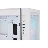 Thermaltake Ceres 500 TG ARGB Snow White, Tower-Gehäuse weiß, Tempered Glass