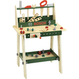 Bosch - Holzwerkbank mit Kiefernholz mittel, Kinderwerkzeug