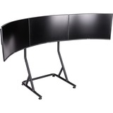 Thermaltake Triple Monitor Stand Black, für Racing Simulator Cockpit GR500, Monitorhalterung schwarz, für Monitore 32" - 55"