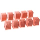 Alphacool GPU RAM Copper Heatsinks 10x10mm, Kühlkörper kupfer, 10 Stück