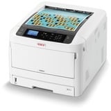 OKI C824dn, LED-Drucker grau/schwarz, USB, LAN, Duplex (Druck)