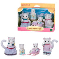 EPOCH Sylvanian Families - Schneeleoparden Familie, Konstruktionsspielzeug 