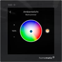 Homematic IP Glasdisplay (HmIP-WGD), Bedienteil schwarz