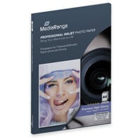 MediaRange Hochglänzendes Fotopapier, A4, beidseitig, 220g/m², 50 Blatt 