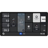 Shelly Wall Display X2i, Bedienteil silber