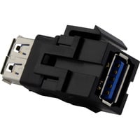 Merten Universal Serial Bus Keystone Steckverbinder, Verbindung schwarz, Retail