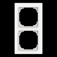 Busch-Jaeger Abdeckrahmen zwei fach weiß, Retail