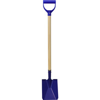 VEDES Schaufel aus Metall mit Holzstiel, Länge 90 Zentimeter 