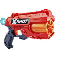 ZURU XSHOT Excel - Reflex 6 Blaster mit Darts, Dartblaster 