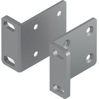 Ubiquiti Rack Ear Kit UACC-Rack-Ear-1U, Halterung silber, 1HE