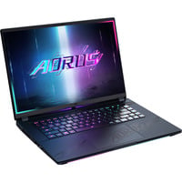 GIGABYTE AORUS MASTER 16 BYHC5DEE65SP, Gaming-Notebook grau, Intel® Core™ Ultra 9 275HX, NVIDIA GeForce RTX 5080, 32 GB DDR5, 2 TB (1 TB SSD & 1 TB SSD), Windows 11 Pro