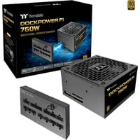 Thermaltake Dockpower FI 750W, PC-Netzteil schwarz, 1x 12-Pin High Power GPU, 4x PCIe, Kabelmanagement, 750 Watt