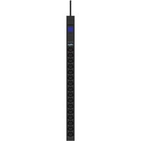 BlueWalker PowerWalker  PDU PHL03 16xC13 (IEC C14 Input), Stromversorgung schwarz