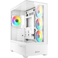 Sharkoon AK6 RGB    , Tower-Gehäuse weiß, Tempered Glass x 2