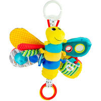 TOMY Lamaze Play and Grow Freddie Glühwürmchen Babyspielzeug mit Beißring und Ringen 