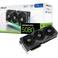 PNY GeForce RTX 5080 OC, Grafikkarte DLSS 5, 3x DisplayPort, 1x HDMI 2.1