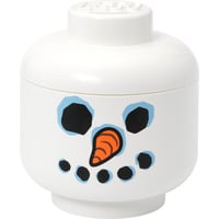 Room Copenhagen  LEGO Storage Head "Snowman", groß, Aufbewahrungsbox weiß