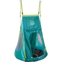 HUDORA Nestschaukel mit Zelt Pirate 90 türkis
