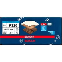 Bosch Professional Expert M480 Netzstruktur-Schleifblatt Ø 125mm, K320 50 Stück, für Exzenterschleifer