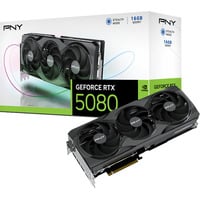 PNY GeForce RTX 5080, Grafikkarte DLSS 5, 3x DisplayPort, 1x HDMI 2.1