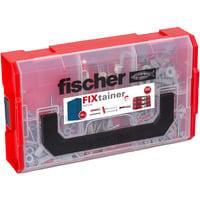 fischer FixTainer - DuoLine + Schraube, Dübel hellgrau/rot, 181-teilig