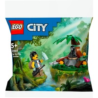 LEGO 30665 City Dschungelforscher mit Baby-Gorilla, Konstruktionsspielzeug Polybag