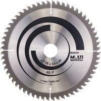 Bosch Professional PRO Multi Material Kreissägeblatt, Ø 216mm, 60Z Bohrung 30mm, für Kapp- & Gehrungssägen