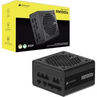 Corsair RM1000e Generalüberholt, PC-Netzteil schwarz, 1x 12 Pin High Power GPU, 2x PCIe, Kabel-Management, 1000 Watt