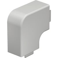 OBO Flachwinkelhaube zur Richtungsänderung der Wand-Decken-Kanäle WDK HF40060RW, Befestigung/Montage weiß, Retail