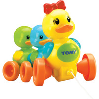 TOMY Entenfamilie mit Melodie und Batterien, ab 10 Monaten, Badespielzeug 