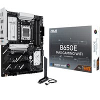 ASUS B650E MAX GAMING WIFI, Mainboard schwarz/weiß