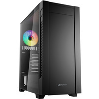 Sharkoon S25-W2 ARGB, Tower-Gehäuse schwarz, Tempered Glass, Modell 2026