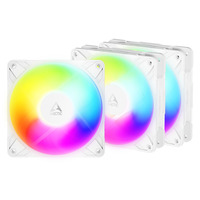ARCTIC P12 Pro Reverse A-RGB, Gehäuselüfter weiß, 3er Pack, Reverse , 120 mm