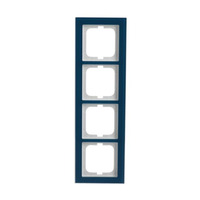 Busch-Jaeger Abdeckrahmen 4-fach, Abdeckung blau, Retail