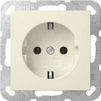 Gira Schutzkontaktsteckdose Typ F 16 Ampere 250 Volt Steckklemmen weiß, Retail