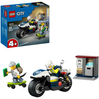 LEGO 60455 City Verfolgungsjagd mit dem Polizeimotorrad, Konstruktionsspielzeug 
