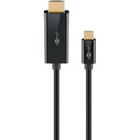 goobay USB Adapterkabel, USB-C Stecker > HDMI Stecker, 4K / 60Hz schwarz, 3 Meter