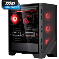 ALTERNATE Custom PC Series • Red Lucky Elements, Gaming-PC schwarz, ohne Betriebssystem