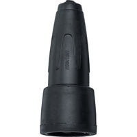Merten Vollgummi Schutzkontakt Kupplung 16 Ampere Wechselstrom 250 Volt Typ 172991 schwarz, Retail