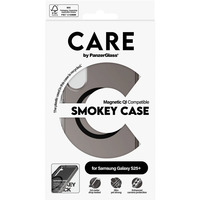 PanzerGlass Urban Combat Smokey Case, Handyhülle schwarz, Samsung Galaxy S25+, QI-kompatibel
