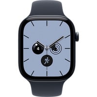 Apple Watch Series 12, Smartwatch dunkelblau, Keramik, 46 mm, Sportarmband Navyblau S/M, Cellular