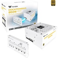 Thermaltake Dockpower FI 850W Snow, PC-Netzteil weiß, 1x 12-Pin High Power GPU, 4x PCIe, Kabelmanagement, 850 Watt