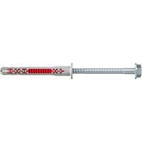 fischer Langschaftdübel DuoXpand 8x80 FUS  hellgrau/rot, 10 Stück