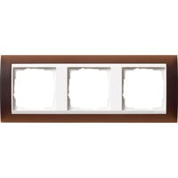 Gira Abdeckrahmen 3-fach dunkelbraun, Retail