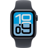 Apple Watch SE 3, Smartwatch schwarz, Aluminium, 40 mm, Sportarmband Mitternacht S/M